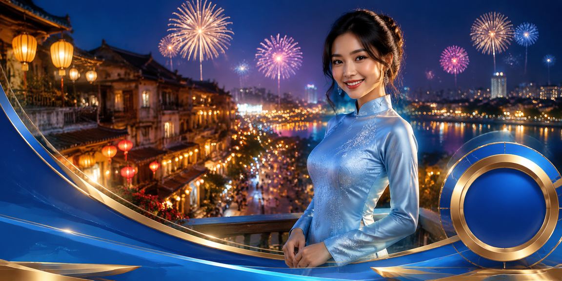Người chơi tại Hà Nội tham gia cá cược trực tuyến có trách nhiệm với trang phục áo dài truyền thống