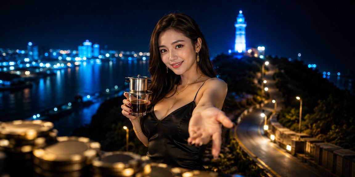 Người chơi tại Vũng Tàu thưởng thức cà phê và tham gia cá cược trực tuyến